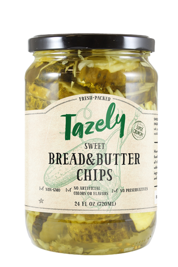 Sweet Bread & Butter Chips - Tazely